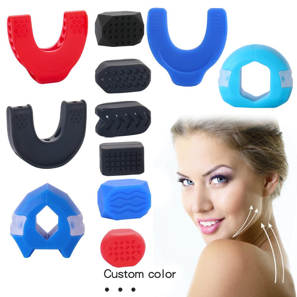 Мяч для тренировки жевательной мышцы, тренажер для челюсти, фитнес-тренер для лица