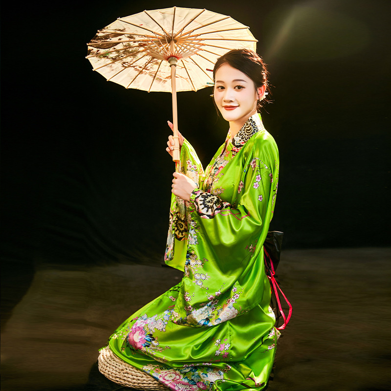 Japanese Traditional Women's Formal Yukata Anime Cosplay Photography Photo Suit Kimono Stage Performance Costume