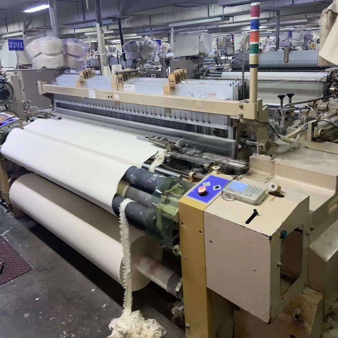 Air-jet loom jintianju ZAXe190 air-jet loom 36 230 loom 12 double spray 2004
