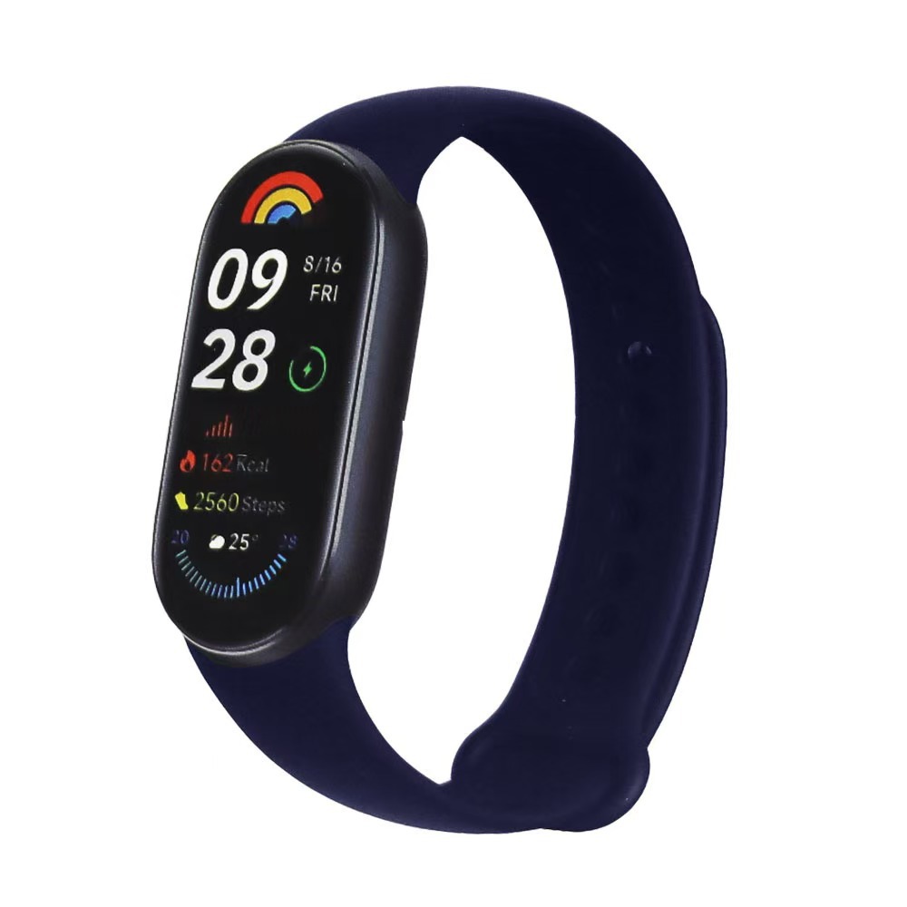 New waterproof M9 smart bracelet NFC access control heart rate blood pressure blood oxygen multi-language WeChat reminder bracelet