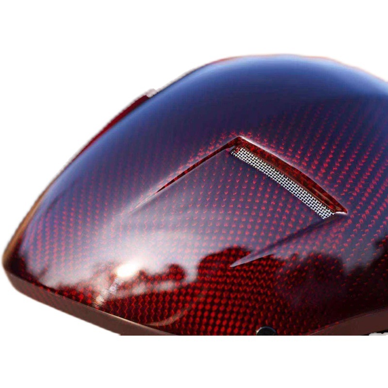 [Fly+] Paraglider Paramotor Tri-Wing Helmet Flight Helmet Full Carbon Fiber Half Helmet En966