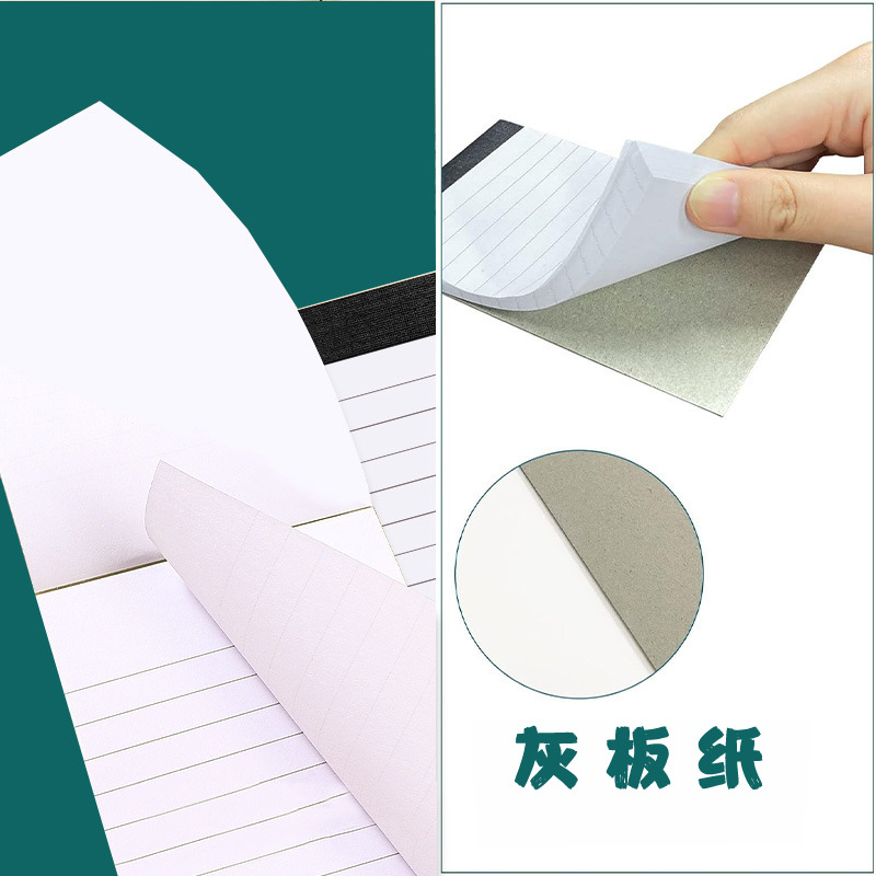 A7 Mini Sticky Note Horizontal Line Task List Custom Logo Notepad Tearable Photo Diary Soft Back Sticker