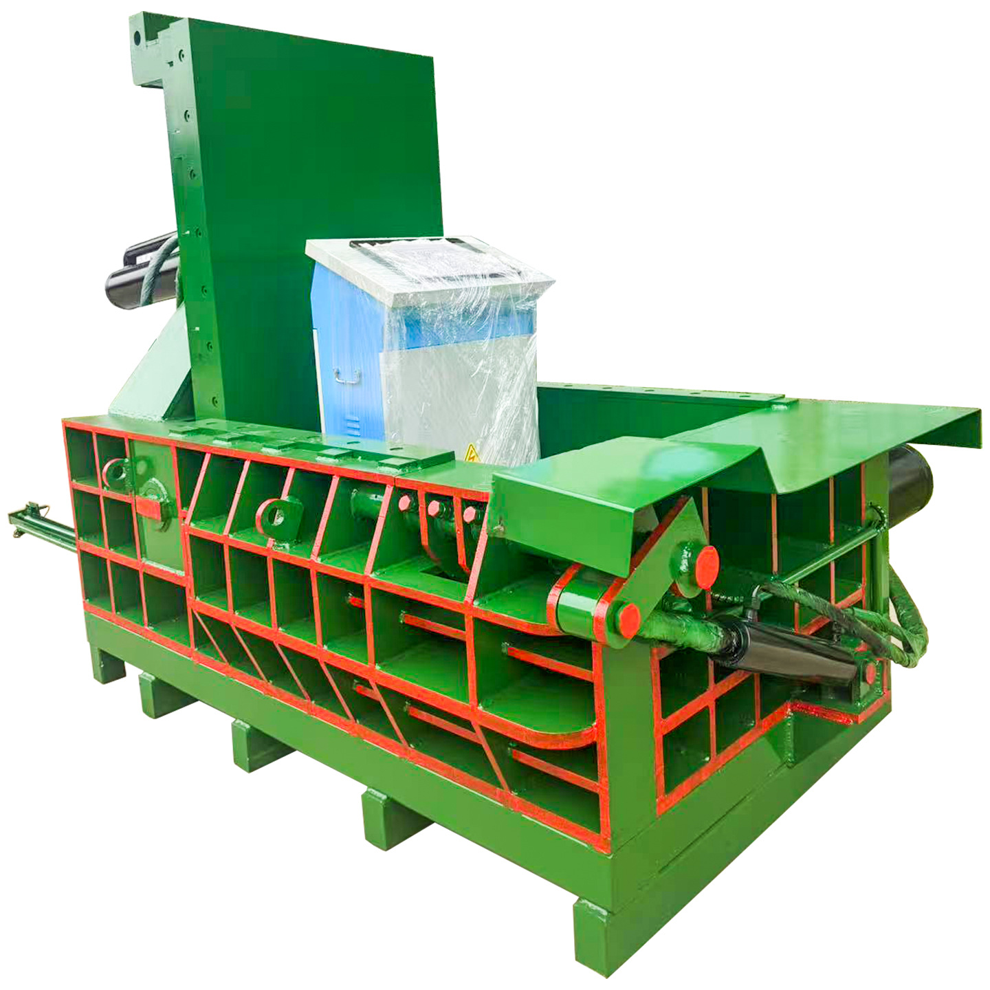 Stainless Steel Octagonal Briquetting Machine, Convenient for Furnace, Iron Filings, Aluminum Filings, Metal Baling Machine, 125 Tons Ready-Made Briquetting Machine