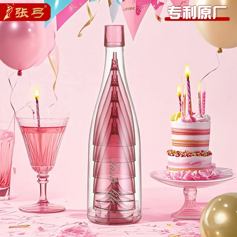 Гоблет Чжан Бо, набор бокалов для красного вина, популярные бокалы для шампанского на вечеринке, портативные коктейльные бокалы, разъемные бокалы для вина