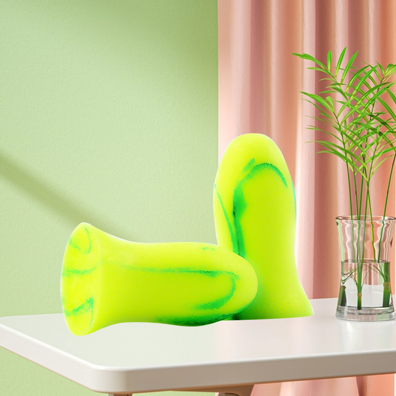 Small waist sleep earplugs anti-noise for male and female students anti-snoring noise reduction soundproof sponge earplugs