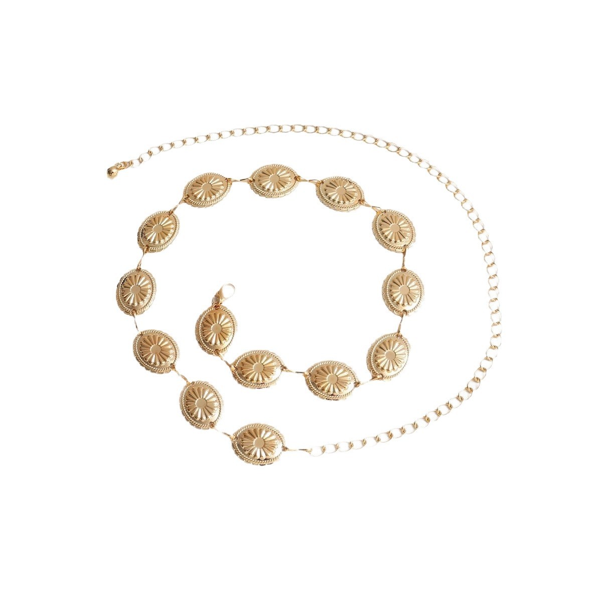 Vintage Metal Chain Waist Chain for Women to Wear with Skirts, Fashionable Decorative Chain Thin Belt, Versatile Ins Trendy Belt