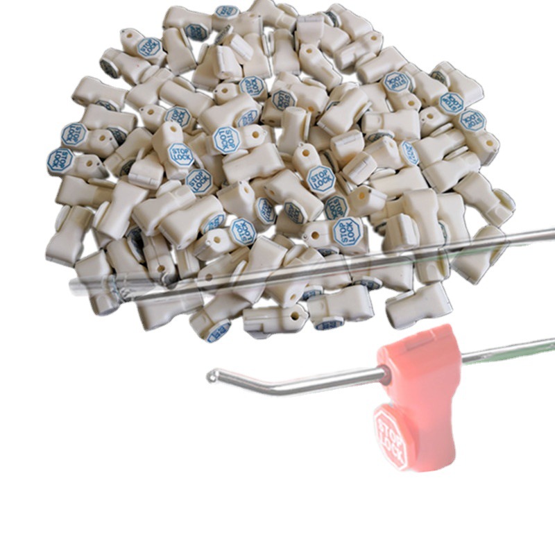 Mobile phone accessories shelf Hook Lock small red lock supermarket shelf anti-theft hook lock hook anti-theft lock