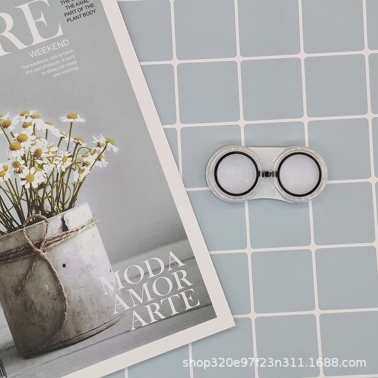 Factory direct supply embedded soft rubber two-color one-piece double box companion box beauty pupil box waterproof ring leak-proof design