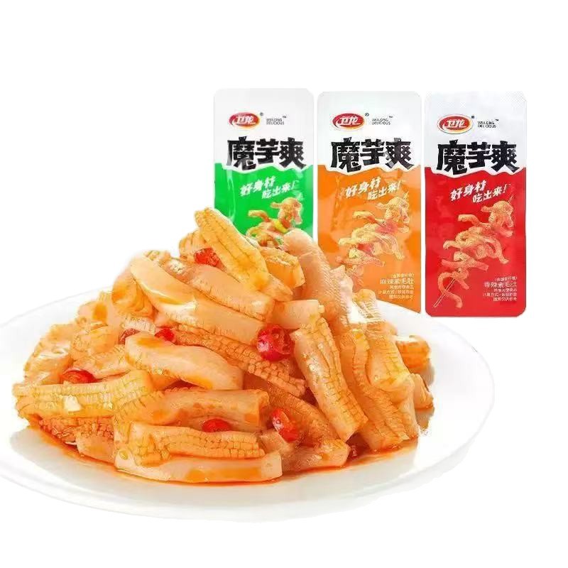 Spicy Tofu Snack Pack with Konjac, Spicy Vegetarian Beef, and Vegetarian Meat for Snacking and Leisure