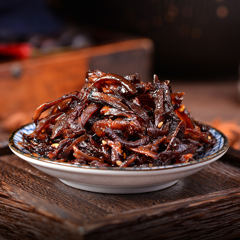 Oily Gallinobacteria 200g Bagged Matsutake Mushrooms/Porus Mushrooms Yunnan Specialty Fried Mushrooms Spicy Ready-To-Eat Mushrooms and Pickles