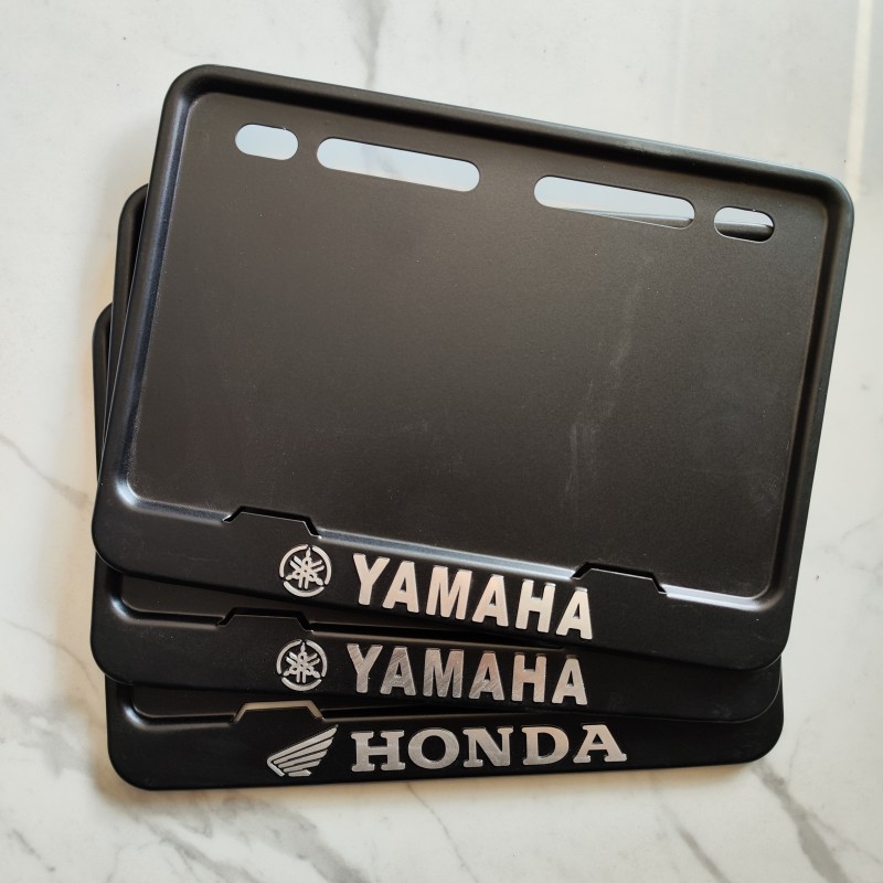 Philippines Motorcycle New Model License Plate Holder Advertising Sign Frame Car Dealership License Plate Bracket Modification Wholesale Customization