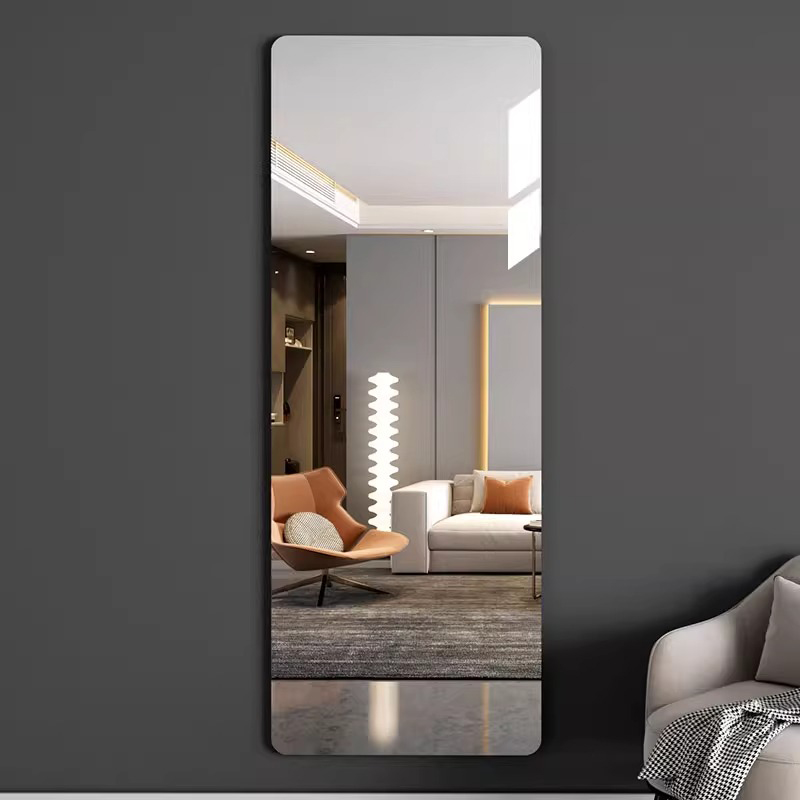 Soft Mirror Wall-Mounted Self-Adhesive Acrylic Full-Body Dressing Mirror Home High-Definition Wall-Adhesive Mirror Sticker Fitting Mirror