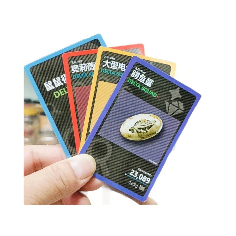 Delta Card Blind Box Card Manufacturer Action Wholesale Game Prop Collection Card Pvc Card Scratch-Off Card