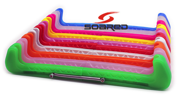 Ten color selection pattern skate shoes knife set flower knife/ball knife/knife set ICE blade protective cover Red Yellow Blue White