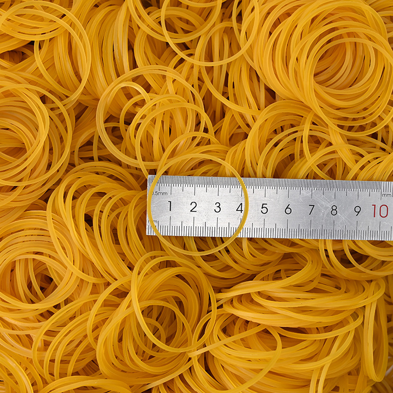 Free Shipping Yellow High Elastic Rubber Band Cowhide Rubber Band Multi-Size Rubber Band Disposable Rubber Band Manufacturer Wholesale