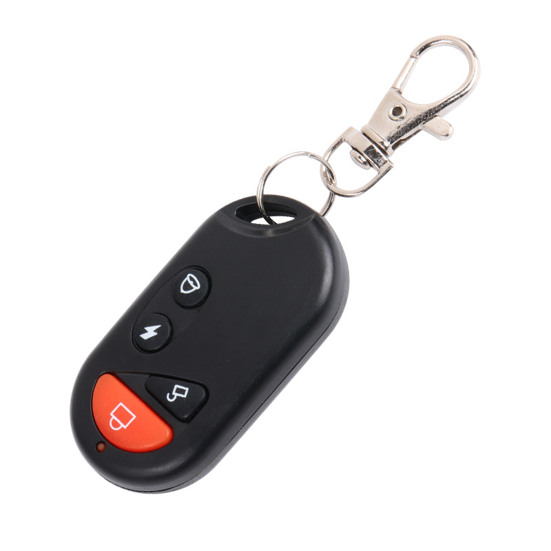 Four-Button Wireless Handheld Remote Control Car Electronic Remote Control Device with Keychain Wholesale Anti-Theft