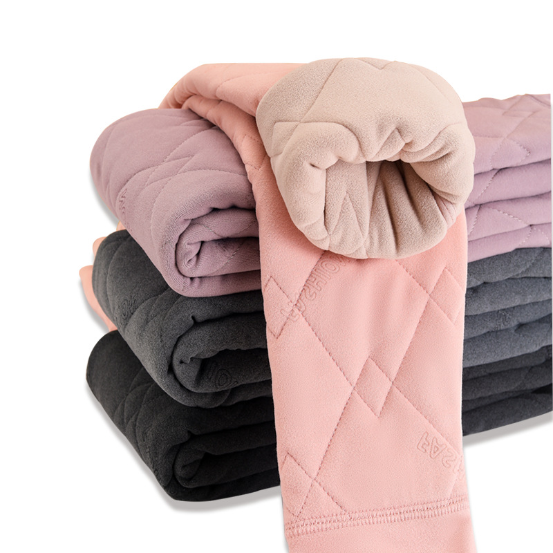 Children's Thermal Pants, Inner Layer Leggings, Baby Autumn Pants, Fleece-Lined and Thickened, Student Winter School Uniform Essential, Girls' Thermal Pants