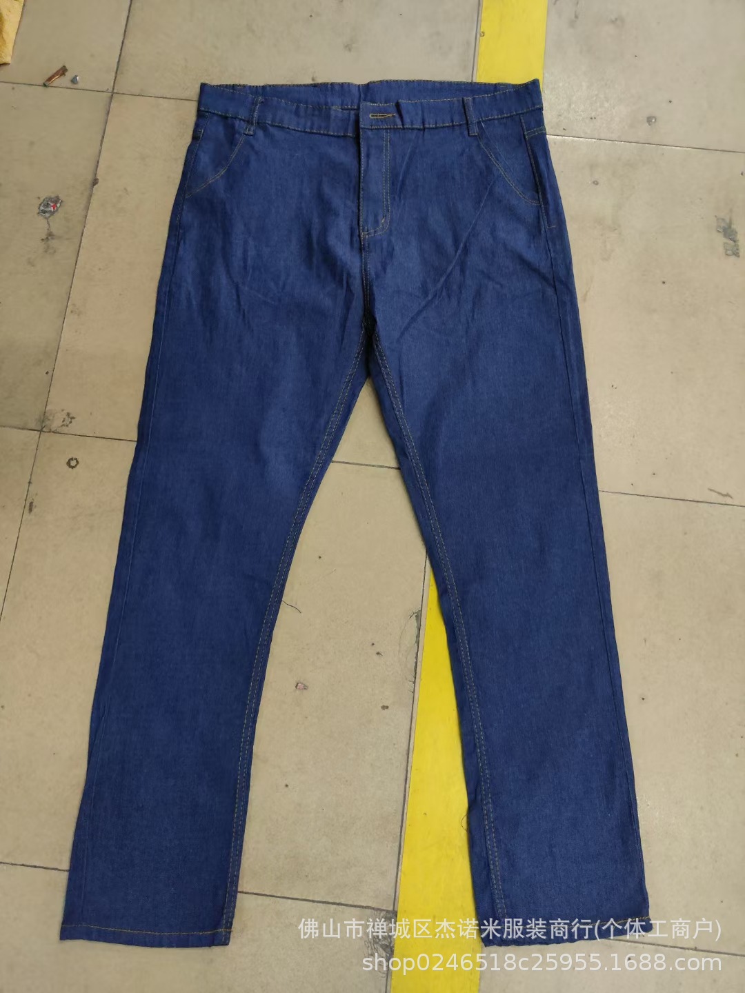 2025 Summer Business Loose Denim Shorts Men's Straight-Leg Construction Site Wear Slightly Defective Business Trousers Special for Work