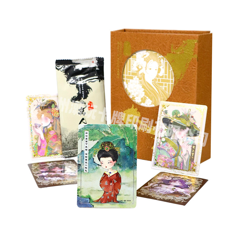 Custom Vintage-Style Card Blind Box Collectible Card Paper Carving Laser Card Custom Design Gaudí Oem Blind Pack