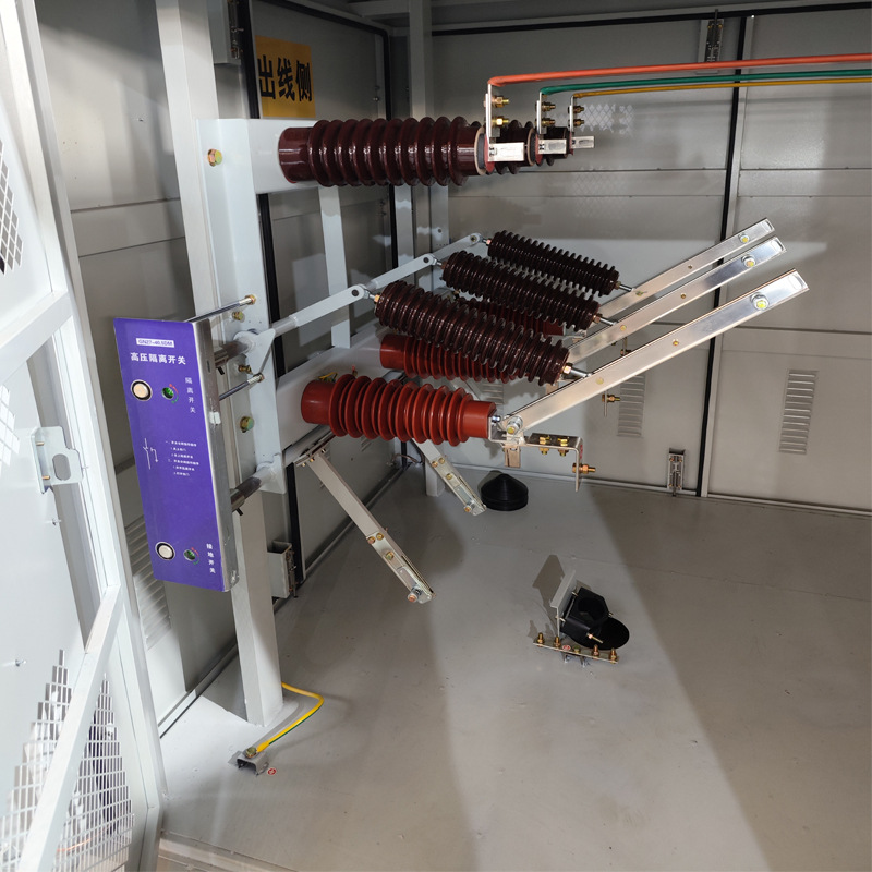 35Kv Cable Distribution Box High-Voltage Isolation Switch Branch Box Two-In-One-Out Stainless Steel 35Kv Copper Busbar Distribution Box