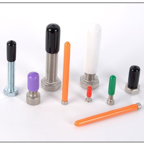 Rubber Sleeve Screw Protective Sleeve Transparent Rubber Cap Colorful Sheath Pvc Rubber Sleeve Dipped Elastic Plastic Sleeve Plug