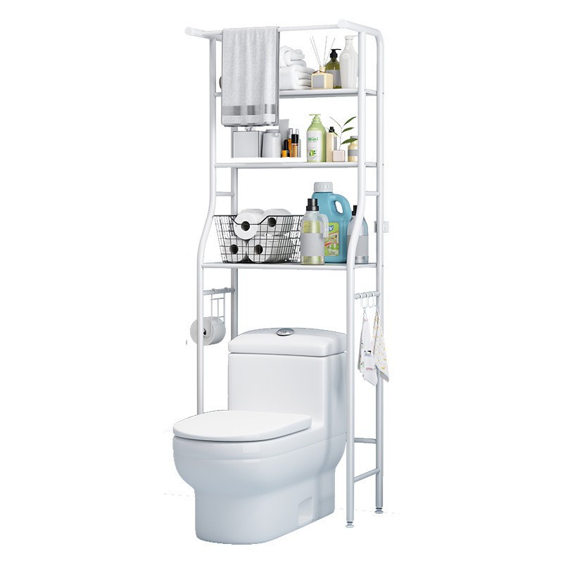 Punch-free Toilet Bathroom Washing Machine Toilet Storage Rack Floor-type Toilet Toilet Toilet Rack Storage Rack
