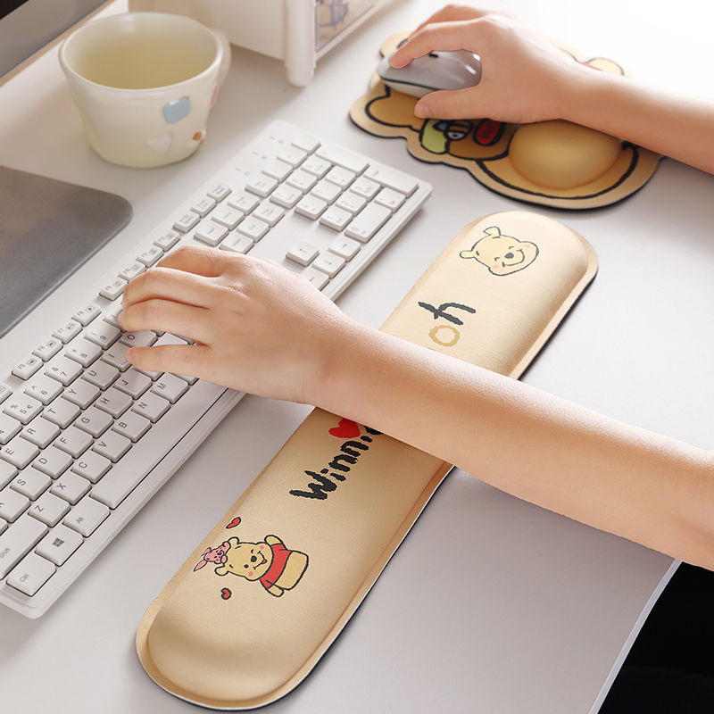 Коврик для мыши Винни-Пух, коврик для мыши с поддержкой запястья, поддержка рук для игр и офиса
