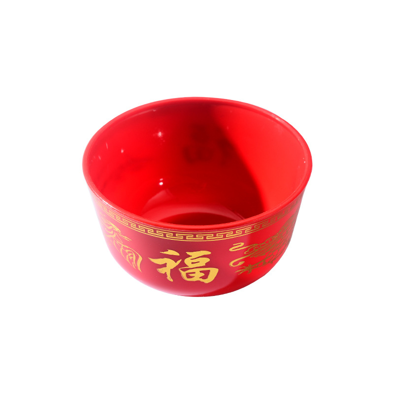 Wedding toast teacup Happy Bowl happy chopsticks wedding toast teacup red plastic vintage wine cup wedding Cup factory wholesale