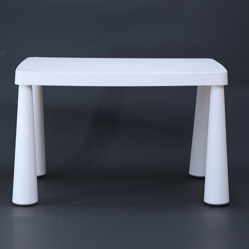 Source Manufacturer Customized Baby Study Table Home Kindergarten Kidsren's Toy Tables and Chairs Thickeneded Simple Plastic Square Table