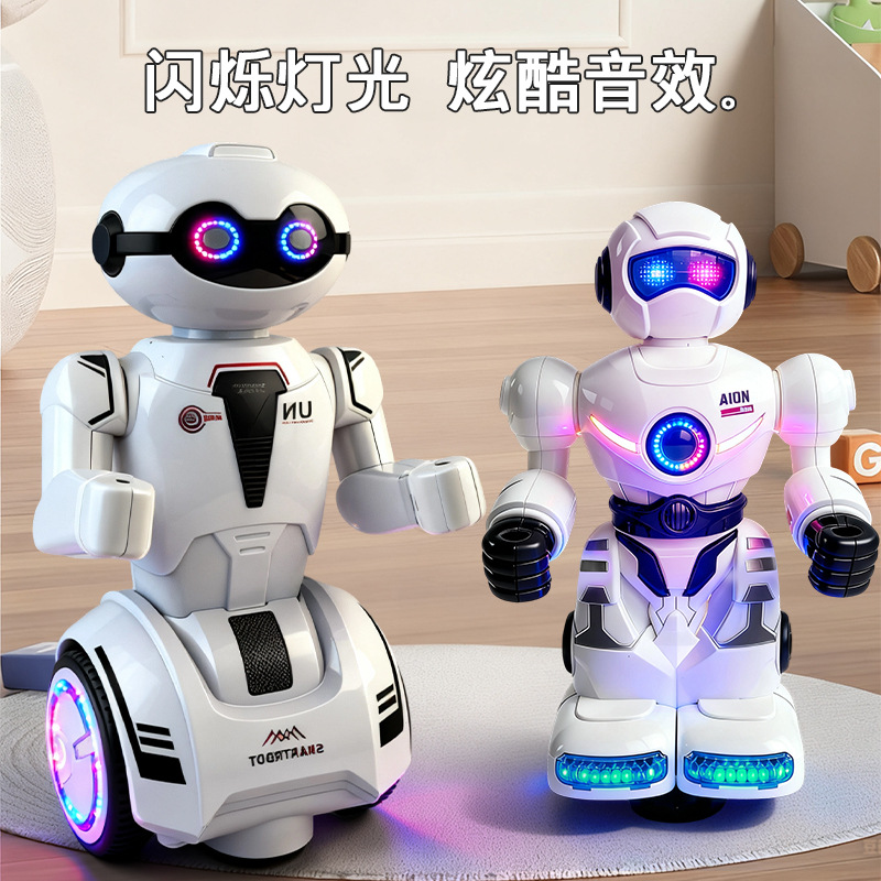 Cross-Border Popular Astronaut Robot Singing and Dancing Cool Flash Children's Intelligent Interactive Enlightenment Learning Toy