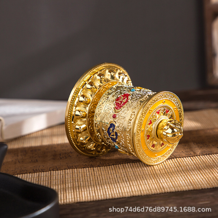 Finger Twisting Warp Wheel Finger Twisting Warp Wheel Six Character Mantra Guanyin Heart Mantra Warp Wheel Ornaments small size