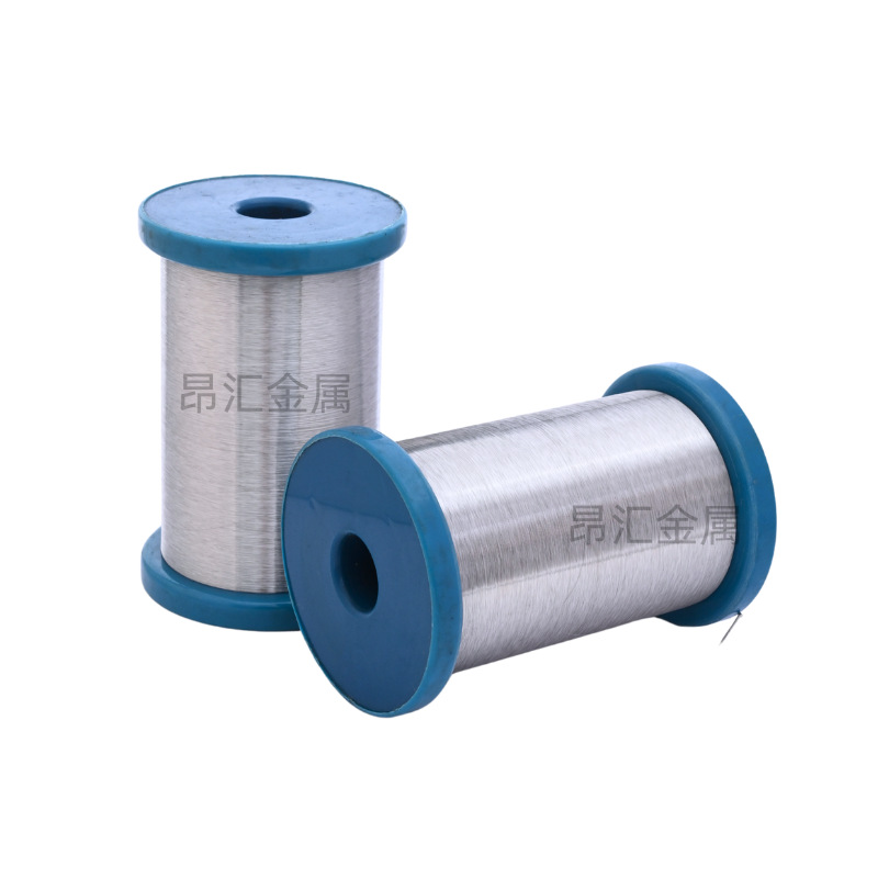 304 Stainless Steel Wire Soft Wire 0.07-0.35mm Metal Spinning Wire 316L Hydrogen-Tempered Stainless Steel Wire Corrosion Resistant