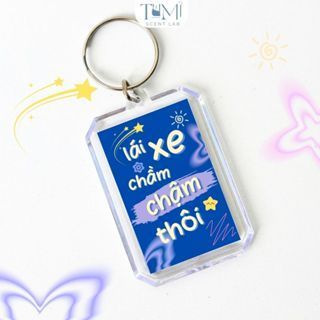 Creative Text Transparent Keychain, Small Reward Gift for Primary School Students, Practical Acrylic Blessing School Bag Small Gift