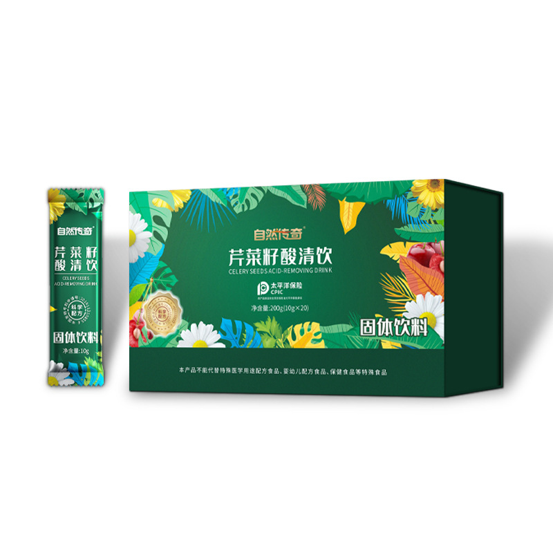 Celery Seed Acid Drink Solid Beverage Manufacturer Customizes Carnosine Chicory Powder for Brewing in Portable Bags for Oem