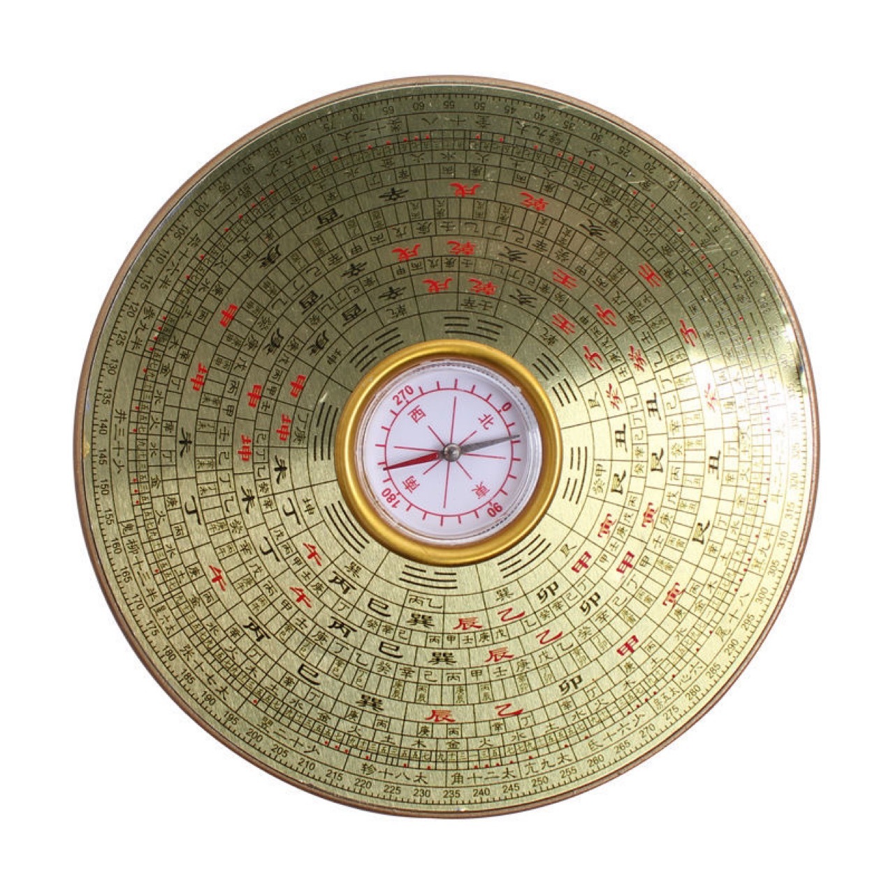 Manufacturer Wholesale Feng Shui Compass, Comprehensive Compass, Compass Instrument, Large and Small Imitation Copper Feng Shui Ornaments