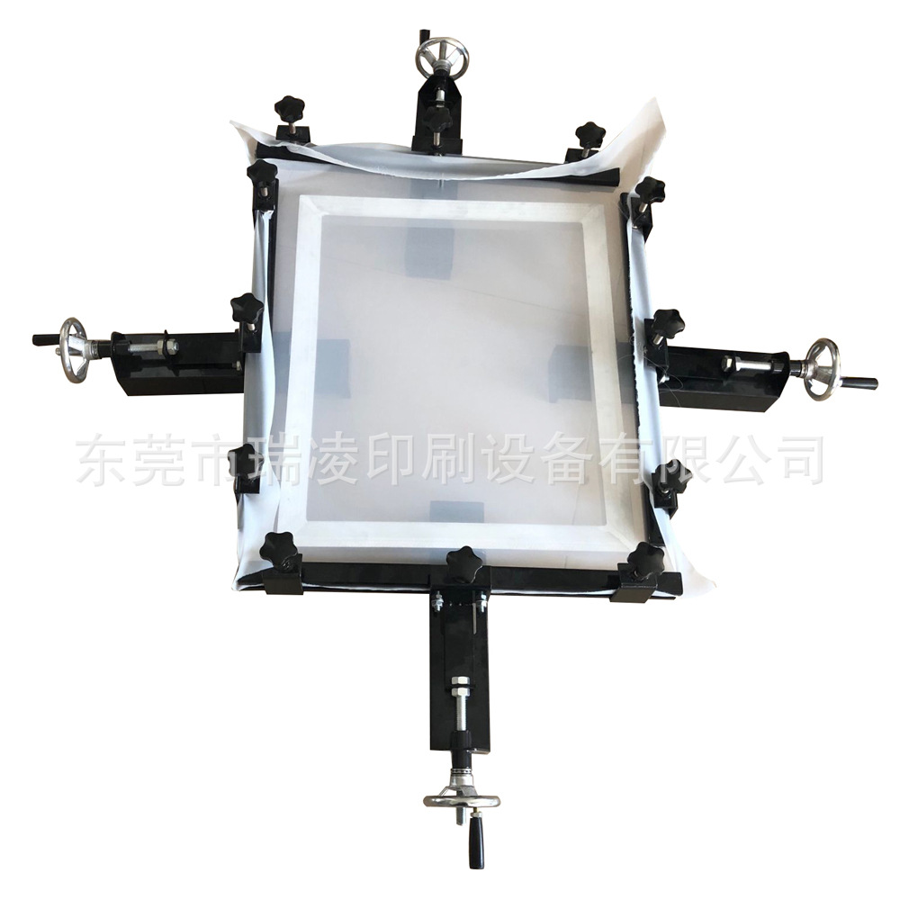 Ruiling manual screen printing net drawing machine screen printing net frame drawing machine small manual net drawing machine 60*60cm