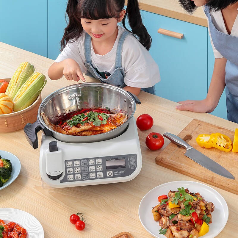 Jiesai Lwok-E15 Smart Cooking Machine Multi-Functional Cooking Pot Household Automatic Cooking Robot Does Not Burn the Pot