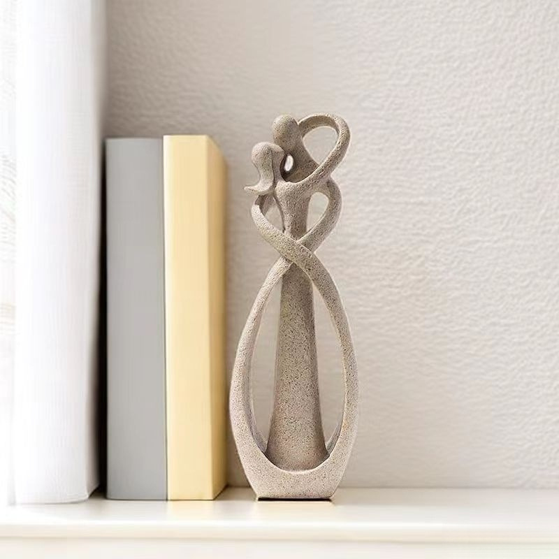 Абстрактное художественное оформление из песчаника для дома, декор для гостиной, креативные современные резиновые простые изделия