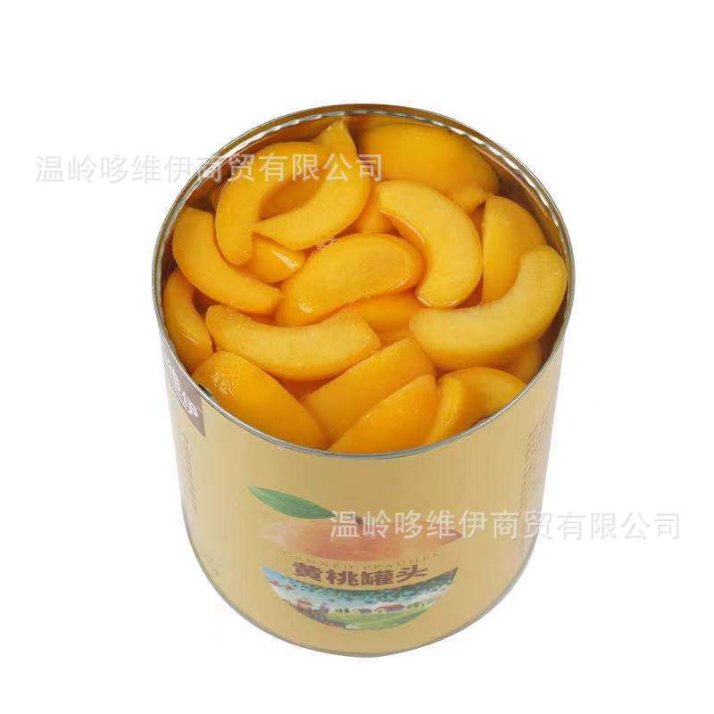 Duoweiyi Canned Yellow Peach Canned Yellow Peach 3kg 6 Cans Commercial Buffet Fruit Cold Drink Raw Materials