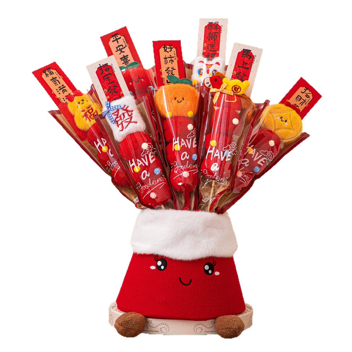 New 2026 Plush Candied Hawthorn Ornaments for the Year of the Horse, Spring Festival, New Year Decorations, Cute Gifts for Giving