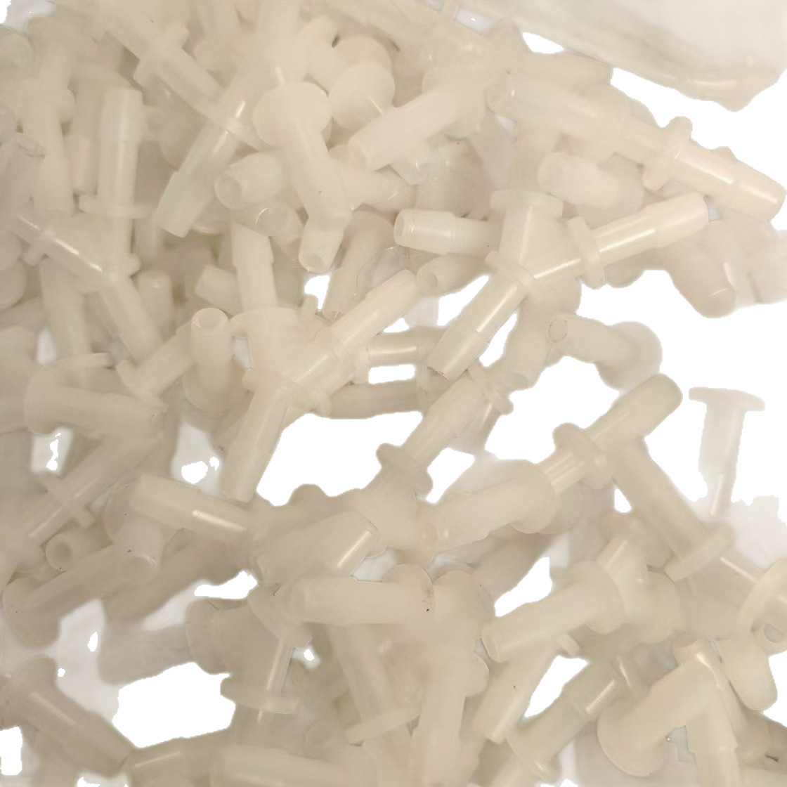 5mm Y-Type Reducer Barbed Connector Transparent Plastic Hose Three-Way Splitter Accessory Pe Durable Straight-Through Food Grade