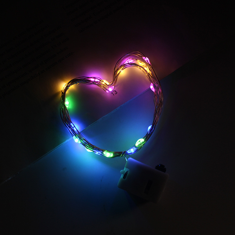 LED luminous light adjustable flash color light string small string light line small white box light small square box light led luminous light string