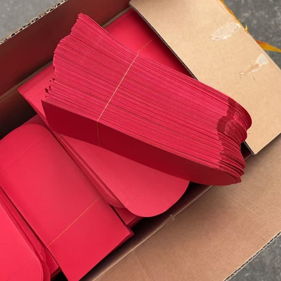 2026 Roller Stamp for Red Envelopes, Quick-Drying Red Cardstock for Couplets, Red Envelope Logo Printing, Creative Design