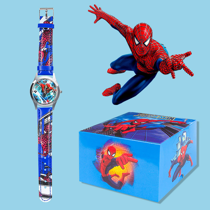 New Student Cartoon Belt Watch Quartz Watch Cartoon Character Children's Gift Electronic Watch for Girls