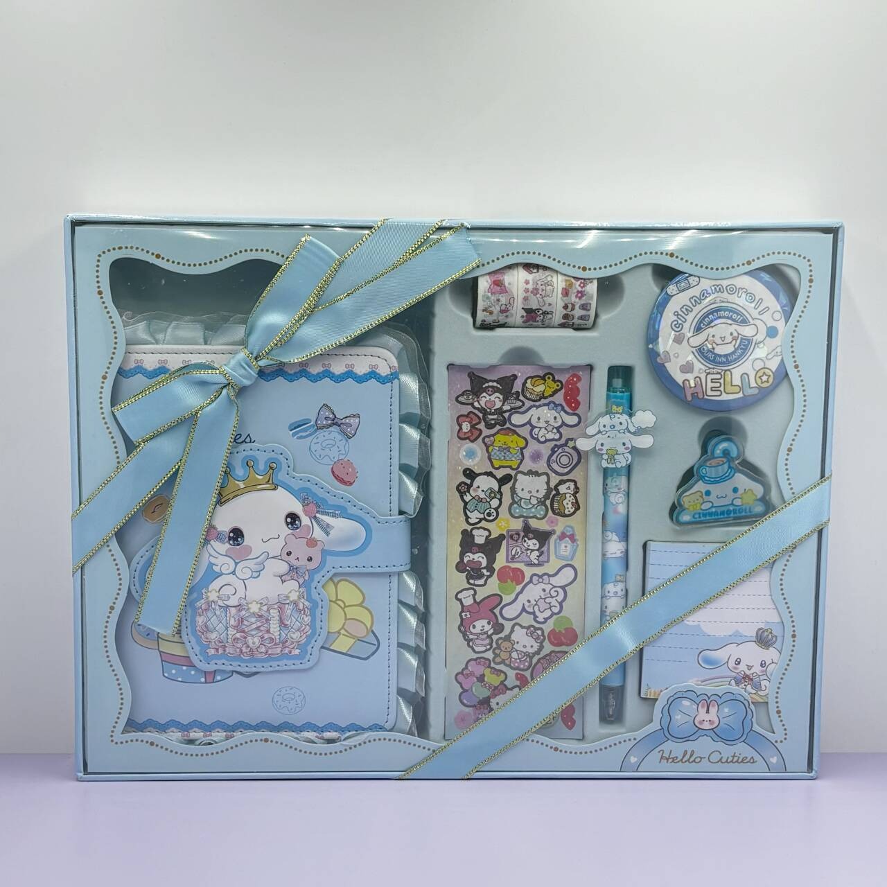 64K Student PU Lace Hand Book Color Page Decompression Sticker Children's Birthday Gift Gift Box Hand Book suit Text