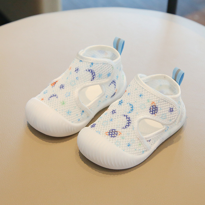 Baby Soft-Soled Mesh Toddler Shoes, Summer Fashionable and Breathable Shoes for Boys and Girls, Infant Shoes for Kidsren Aged 1-3 Years Old