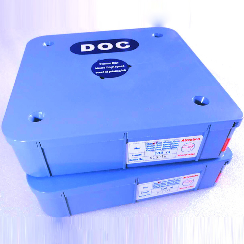 Flexo printing coated printing blade DOC ink scraper gravure printing clear original stainless steel elastic scraper