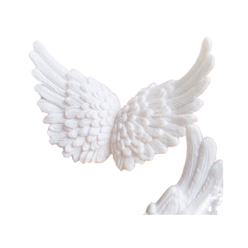 Factory Direct sale a variety of white angel wings plastic bottle blowing wings Christmas crafts DIY accessories