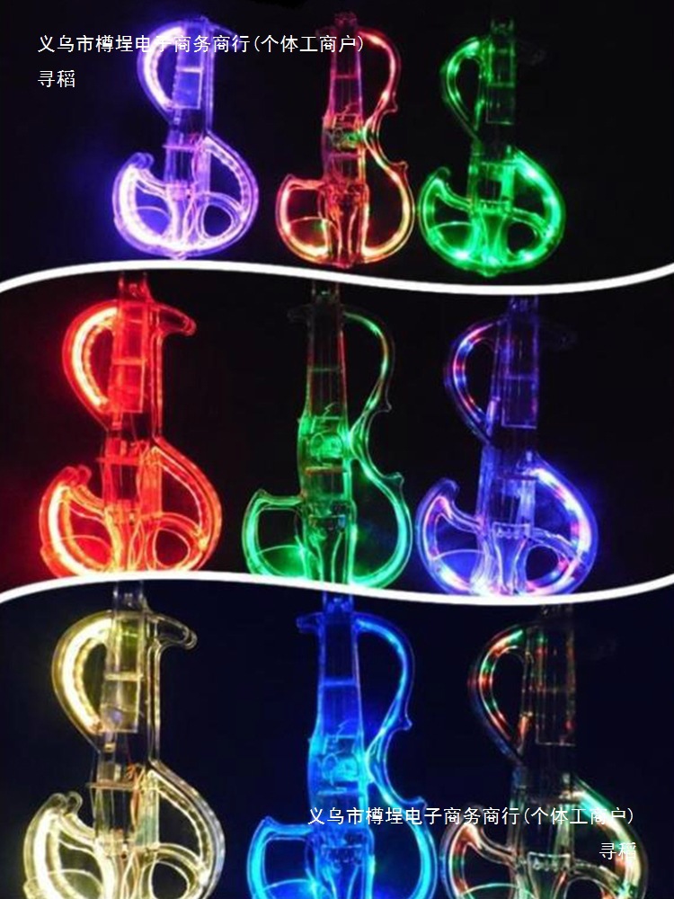 Sale Bluetooth Crystal Transparent Electronic Acoustic Violin Performance Grade Celebration Performance