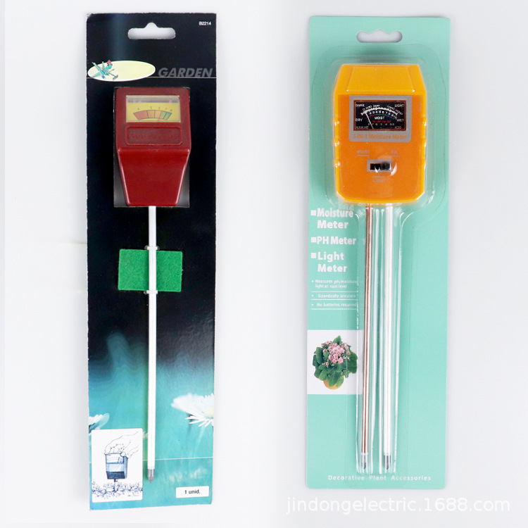 High-prECision One-in-one Soil Tester Acidity Meter Humidity PH Meter Orchard Nursery Flower Soil Soil Ec Soil Measurement
